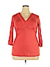 Banana Republic Factory Store Orange 3/4 Sleeve Top Size XL - photo 1