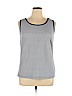 Lands' End 100% Cotton Blue Tank Top Size 1X - photo 1