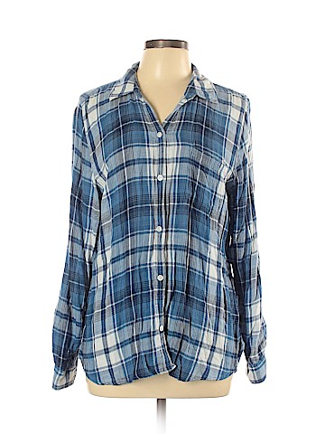 American Eagle Outfitters Long Sleeve Button-Down Shirt (view 1)