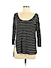 Charming Charlie Black Long Sleeve Top Size M - photo 1