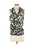 Ann Taylor 100% Polyester Black Sleeveless Blouse Size S - photo 1