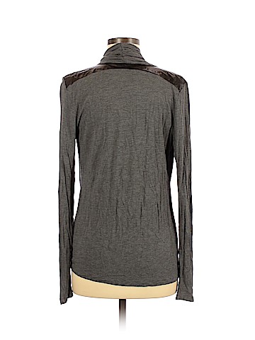 Black Saks Fifth Avenue Long Sleeve Top (view 2)