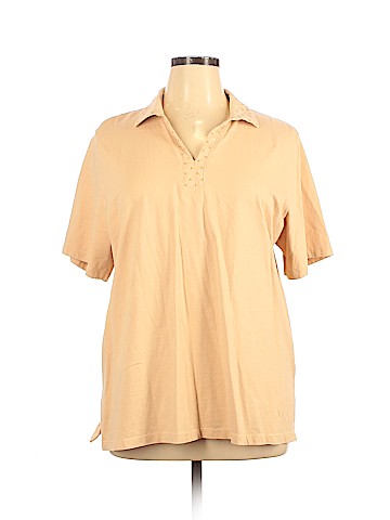 Liz & Me for Catherines Short Sleeve Polo (view 1)