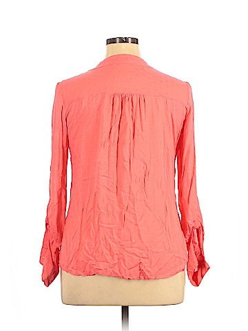 a.n.a. A New Approach Long Sleeve Blouse (view 2)