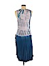 Earthbound Trading Co. 100% Viscose Blue Casual Dress Size M - photo 2