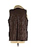 Velvet 100% Polyester Brown Cardigan Size S - photo 2