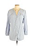 Old Navy Blue Long Sleeve Button-Down Shirt Size L - photo 1