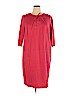 Talbots Red Casual Dress Size 14 - photo 1