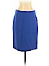 J.Crew 100% Wool Blue Wool Skirt Size 4 (petite) - photo 1