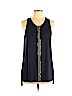 Vince Camuto Blue Sleeveless Top Size L - photo 1
