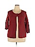 Croft & Barrow 100% Cotton Red Cardigan Size 1X - photo 1
