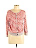 Halogen 100% Cotton Pink Cardigan Size L - photo 1