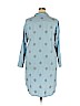 Soft Surroundings 100% Tencel Blue Casual Dress Size 1X - photo 2