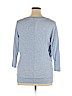 St. Tropez West Blue 3/4 Sleeve Top Size XL - photo 2