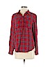 Universal Thread 100% Rayon Red Long Sleeve Button-Down Shirt Size S - photo 1