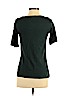 Ann Taylor LOFT 100% Cotton Green Short Sleeve Top Size XS - photo 2