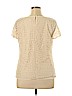 J. Crew Factory Store 100% Polyester Tan Short Sleeve Blouse Size 16 - photo 2
