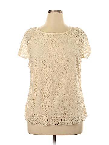 J. Crew Factory Store Short Sleeve Blouse (view 1)