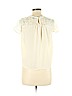 Monteau 100% Polyester Ivory Short Sleeve Blouse Size M - photo 2
