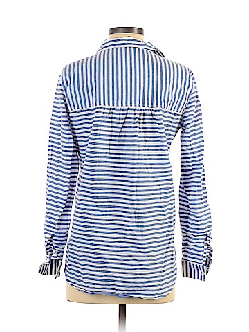 Ann Taylor LOFT Long Sleeve Button-Down Shirt (view 2)