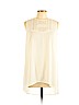 DR2 100% Polyester Ivory Sleeveless Blouse Size L - photo 1