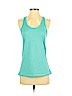 Nike 100% Polyester Green Active Tank Size S - photo 1
