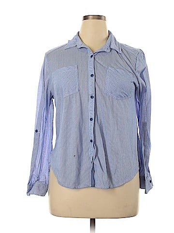 Passport Long Sleeve Button-Down Shirt (view 1)