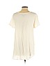 JAC VANEK 100% Cotton Ivory Short Sleeve Top Size S - photo 2
