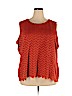 Calvin Klein Orange Sleeveless Blouse Size 3X - photo 1