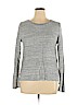 Ann Taylor LOFT 100% Cotton Gray Pullover Sweater Size XL - photo 1