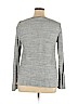 Ann Taylor LOFT 100% Cotton Gray Pullover Sweater Size XL - photo 2
