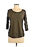 Merona Green 3/4 Sleeve Top Size L - photo 1