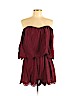 H&M 100% Cotton Burgundy Romper Size 12 - photo 1