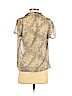Charlotte Russe 100% Rayon Tan Short Sleeve Blouse Size S - photo 2