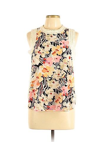 Elizabeth and James Sleeveless Silk Top (view 1)