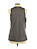 Gap 100% Polyester Gray Sleeveless Blouse Size L - photo 2