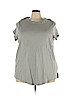 Isaac Mizrahi LIVE! 100% Cotton Gray Short Sleeve T-Shirt Size 3X - photo 1