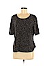 Apt. 9 Black Short Sleeve T-Shirt Size XL (petite) - photo 1