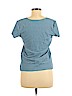 Good Luck Gem Blue Short Sleeve Top Size L - photo 2