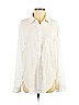 Side Stitch 100% Tencel Lyocell White Long Sleeve Button-Down Shirt Size S - photo 1