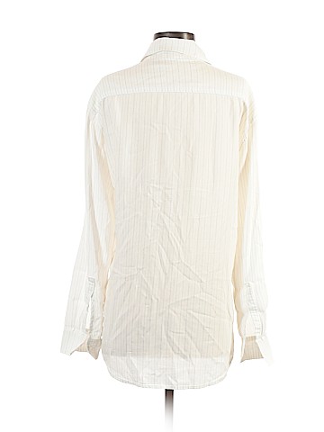 Side Stitch Long Sleeve Button-Down Shirt (view 2)