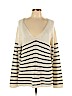 H&M 100% Acrylic Ivory Pullover Sweater Size L - photo 1