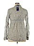 Miley Cyrus & Max Azria 100% Cotton Gray Long Sleeve Button-Down Shirt Size XL - photo 2