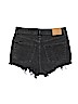 H&M 100% Cotton Black Denim Shorts Size 8 - photo 2