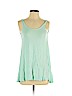 Divided by H&M 100% Viscose Green Sleeveless Top Size 4 - photo 1