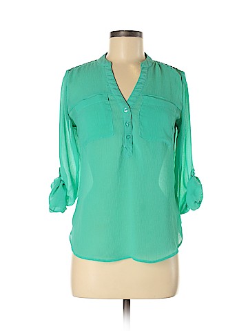 Candie's Long Sleeve Blouse (view 1)