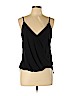 Lush 100% Polyester Black Sleeveless Blouse Size L - photo 1