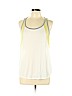 Free People 100% Polyester White Tank Top Size L - photo 1