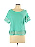 a.n.a. A New Approach Green Short Sleeve T-Shirt Size L - photo 1