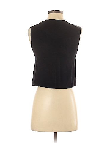 Zara Faux Leather Top (view 2)